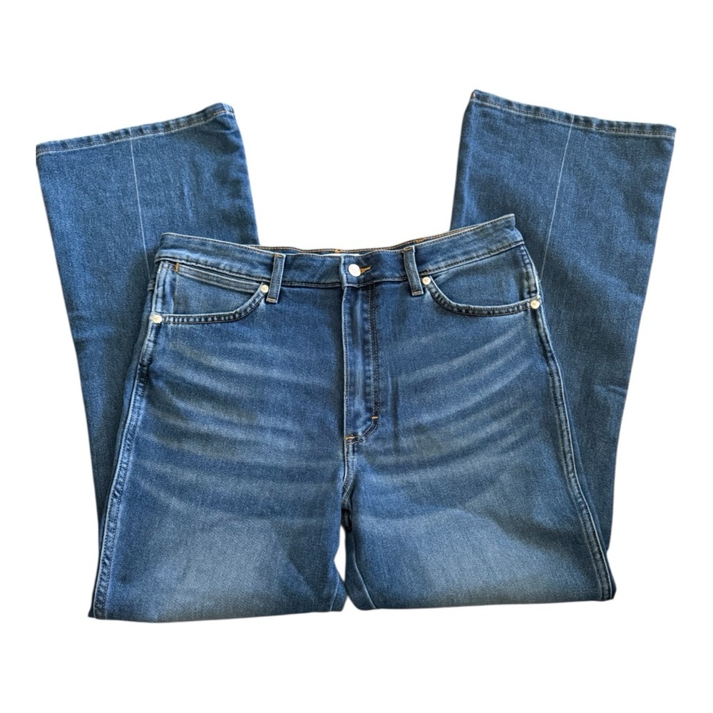 Wrangler Barbie X Wrangler Westward High Rise Bootcut Jeans Size 33x34 NWT - Picture 3 of 7